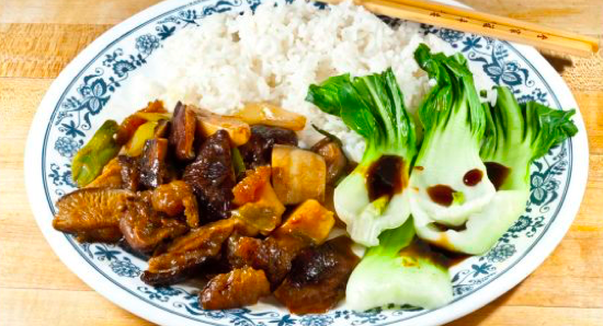 Sea Cucumber with Scallions